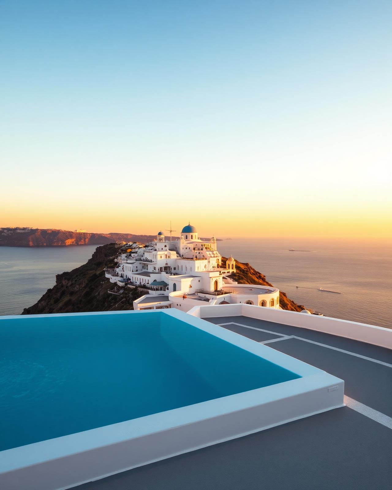 Luxury holiday destination: Santorini